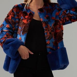 Women’s Medium New With Tags Joseph Ribkoff Faux Fur Jacket